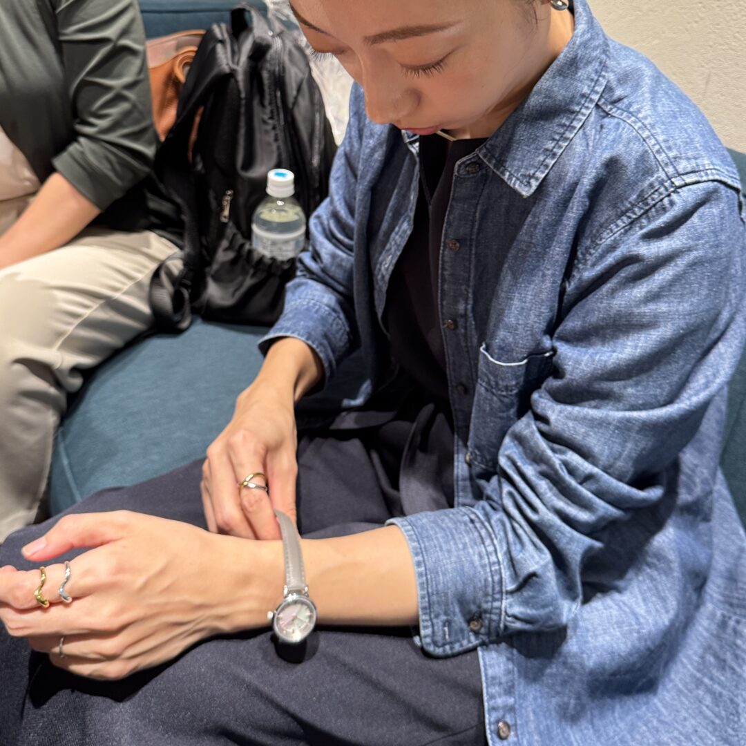 デニムシャツ合わせ