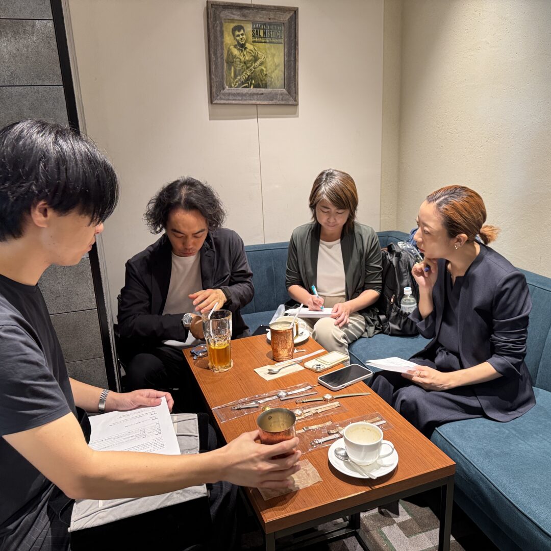 バイヤーと打合わせ